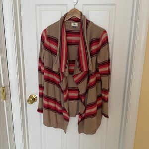 Old Navy Multicolor Striped Cardigan